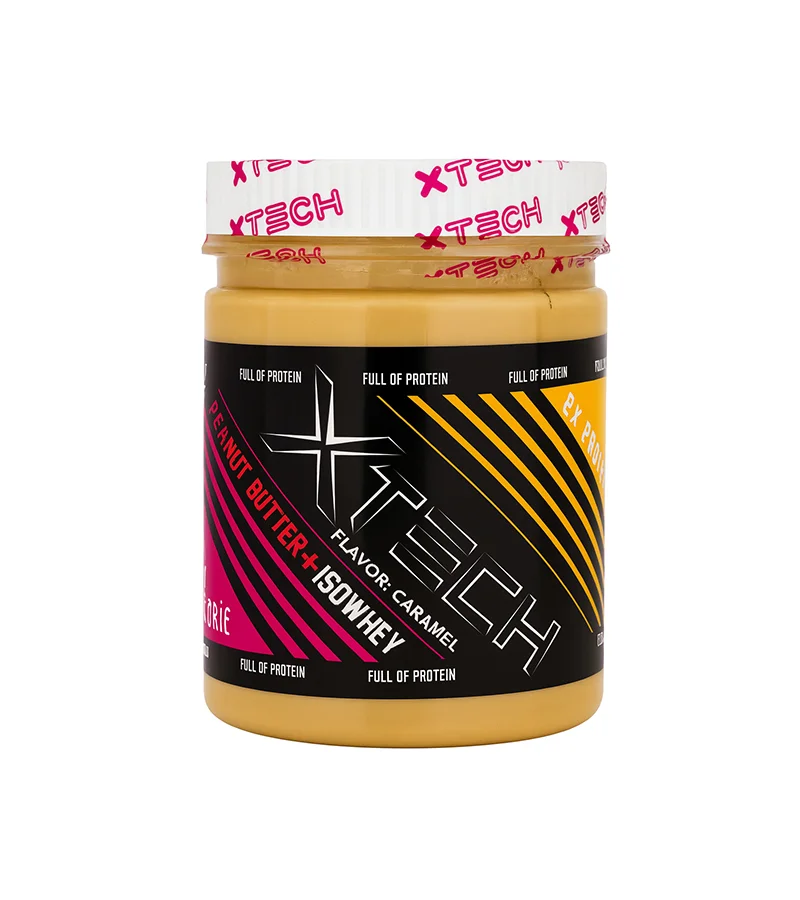 xtech-peanut--iso-caramel-single کره بادامزمینی ایکس تک ایزو وی طعم کارامل